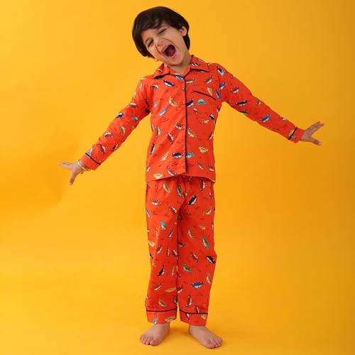 Image of Jam & Sugar Boys Cotton Printed Night Suit Set