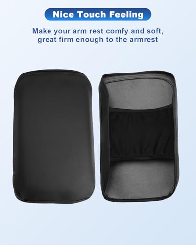 Image of CDEFG for 2026 Subaru Outback Center Console Cover for 2026 Subaru Outback (Premium /Limited /Limited XT /Touring /Touring XT /Wilderness) Accessories Armrest Cover Arm Rest Pad Leather