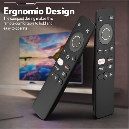 Image of ZdalaMit Original Voice Bluetooth Remote Control Compatible with Realme Tv Suitable for Realme Android FHD UHD OLED TV with Hot Keys