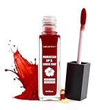 Aker Fassi Tinted Lip Stain and Cheek Tint with Argan Oil – Lightweight Lipstain for Natural Glow, Moisturizing Color, Long-Lasting Lip Tint Stain, and Plant-Based Beauty