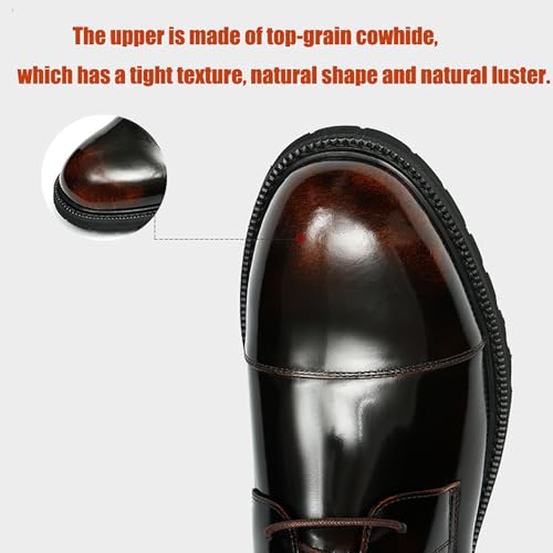 Men's Premium Dress Shoes for Business and Weddings Comfortable Heightening Oxfords with Non-Slip Sole, Versatile Formal Casual Wear2