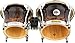 Meinl Percussion FWB400BB Free Ride Series Wood Bongos, Brown Burl Finish
