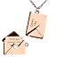 Envelope necklace