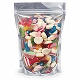 GRO VITS - Pick & Mix Sweets - 500g Pouch Quality Jelly Sweets Classic Retro Candy Selection Assortment Pick and Mix Gummy Gift Bag Candy Sweeties Mothers Day Gifts