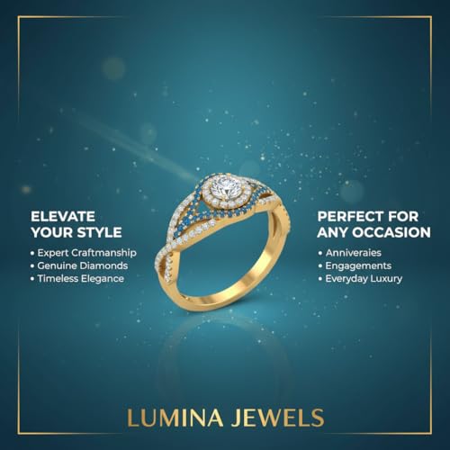 Image of Choose Your Gemstone Round Twisted Pave Double Halo Diamond CZ Ring Yellow Gold Plated Round Shape Double Halo Engagement Ring for Women, and Ladies US Size 4 to 12