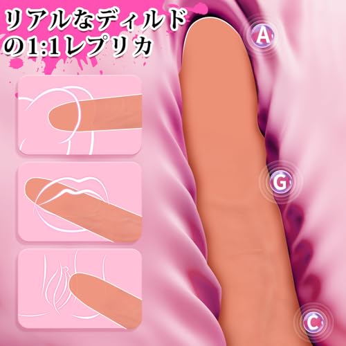 【新登場：リアルディルド】肌に優しいソフトシリコン製で、リアルな感触、高弾力性、完全防水性を備えています。初心者の方にも最適です。【全長20cm、挿入長16cm、直径4cm、正味重量265g】。二重構造設計：柔らかい外層＋柔軟な内層＋球形＋強力な吸盤ベース。女性のA、C、Gスポット刺激、またはペニスバンドディルドとしても使用可能。男女兼用で、カップルにも最適です。あだるとグッズ 女性。アダルトグッズ。大人のおもちゃ。 - 画像4