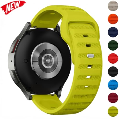 Bracelet silicone anti-irritation 20mm 22mm pour GTR 4 et Galaxy Watch