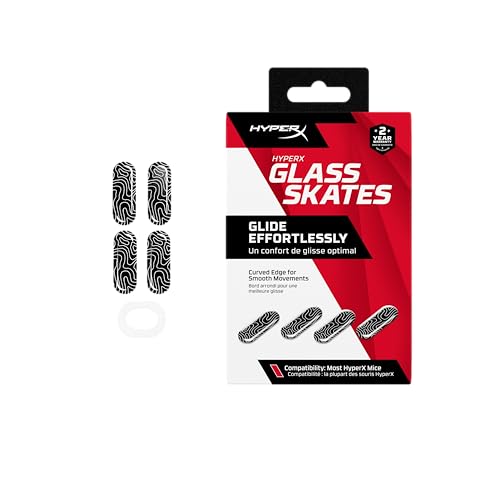 HyperX Glass Skates, Premium Addon for Haste Series Mice – Premium Material,...