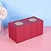Jewelry Storage Holder, Fashion Wedding Rose Ring Box Holder Necklace Jewelry Display Storage Case Gift Red