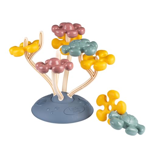 Jouet d'éveil Smoby Little Petit Corail avec 8 formes à emboîter pour bébé