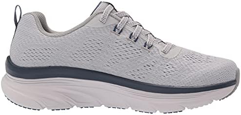 Skechers Men's D'Lux Walker Commuter Loafer, Gray/Navy, 15 | Image 5