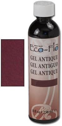 Tandy Leather Eco-Flo Gel Antique - Smooth Finish for Vegetable Tanned Leather - 8 oz 2607-01 Mahogany