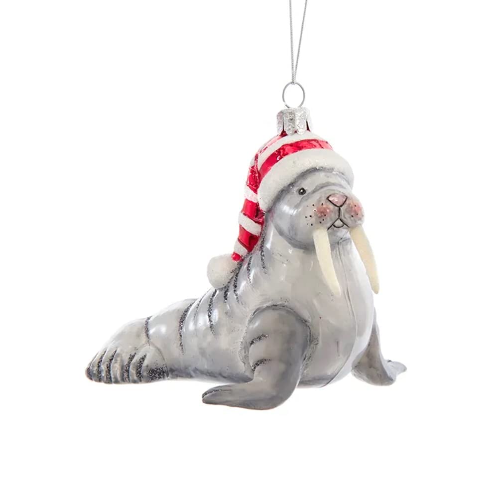 Glass Sea Walrus Ornament