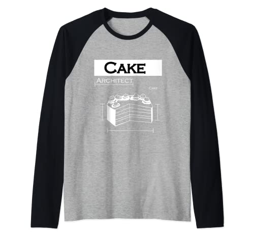 Arquitecto de pasteles Camiseta Manga Raglan