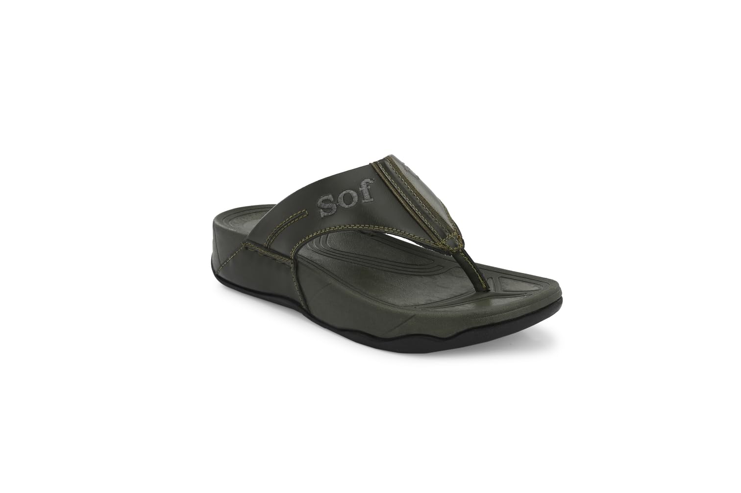 SOFTIO Men SlipperComfortable and Stylish Flip Flop Anti Skid Daily Use (Olive-7) (B0CK5WFLVZ) Amazon Price History, Amazon Price Tracker