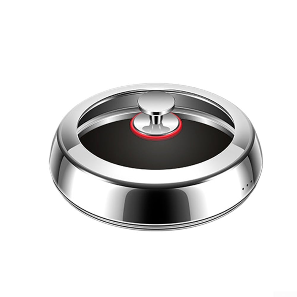 304 Stainless Steel Pot Lid with Glass Top for 28cm and 30cm Pans, Perfect Solution for Your Kitchen Needs (30cm)