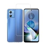 Moto G64 5G / Moto G64y 5G フィルム+ ケース【1枚ガラスフィルム+ 1枚ケース 】【日本旭硝子製】モトローラ G64 / モトローラ G64y 5G 保護フィルム 耐指紋 撥油性 反射低減 飛散防止処理 Moto G64 5G / Moto G64y 5G 用の ケース 透明 TPU素材を使用し耐衝撃 シリコン 薄型 軽量 傷防止