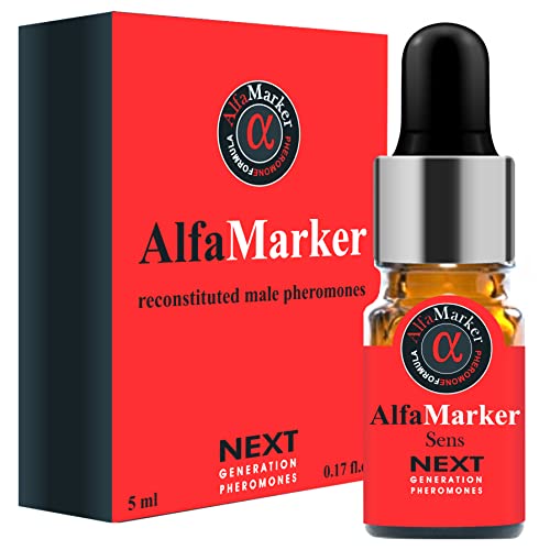 ALFAMARKER for Men - Pheromone Oil Perfume for Men 5 ml - Peromone Cologne for Men