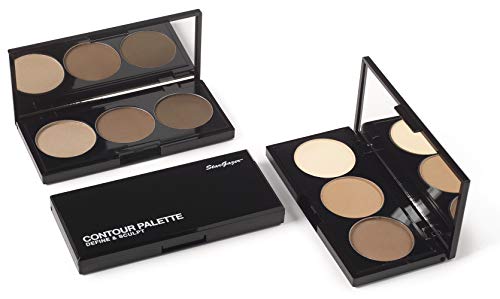 Paleta de 3 sombras góticas de contouring con espejo grande. - Imagen 3