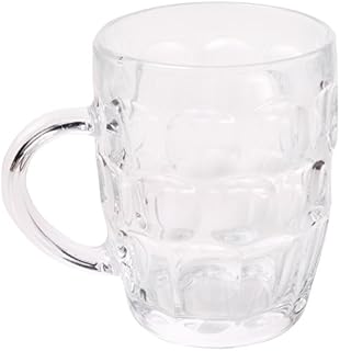 Bar @ Drinkstuff Arcoroc Britannia Beer Mug, Classic Pint, Noppenkrug, Glass Hag, 560ml, 4 amount