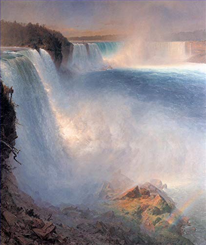 Tableau Chutes du Niagara Frederic Edwin Church peinture à l'huile sur toile peinte à la main