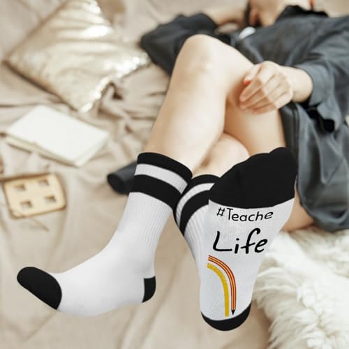 Doreen's Boutique Teacher Socks For Women Men Teacher Life3