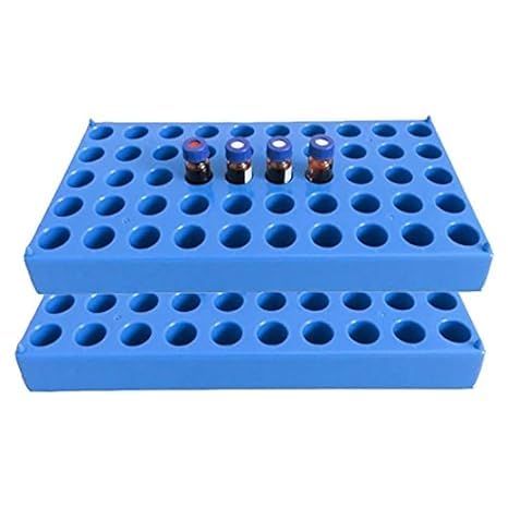 AANIJLAB HPLC Vial tray or rack for 2ml HPLC Sample vials 50 Holes with Diameter 12 mm, Stackable Vial Racks Pack of 1 - Image 5 thumbnail