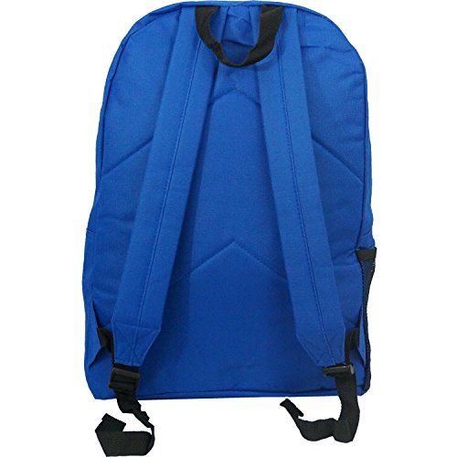 K-Cliffs Wholesale Classic Backpack 18 inch Basic Bookbag Padded Back Bulk Case Lot of 30pcs Simple Schoolbag Assorted Color4