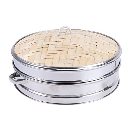 Cabilock 1set Multifunctional Stainless Steel Steamer Basket Lid for Dumplings Vegetables and Fish Steaming for Convenient Cooking