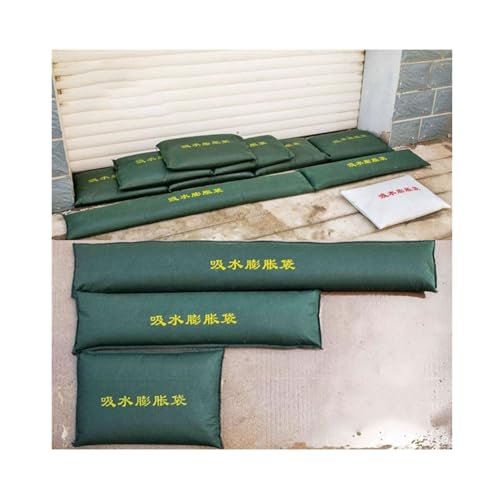 Bolsas de arena sin arena para inundación con barreras de agua kit de 10 unidades para lluvias