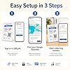 NFC Tap Google Review Stand - Boost Customer Feedback with Tap & Scan QR - No App, No Subscription - Works on iPhone & Android (White 4.1"x2.7" 1-Pack) #3