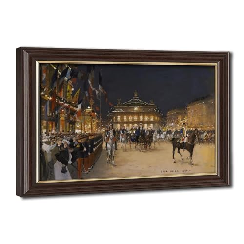 Impression sur toile L'opéra Luigi Loir pour sublimer la décoration murale du salon