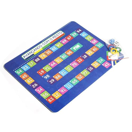 Jogo Educativo Matemático Pedagógico Avançando Com O Resto MMP