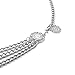 Jurxy S Size Alloy Waist Chain Multilayer Body Chain Golden Waist Belt Pendant Belly Chain for Women Adjustable Body Harness for Jeans Dresses – Silver Style 1