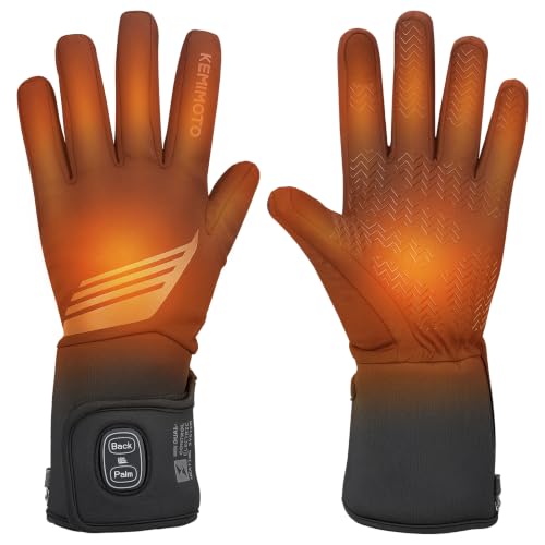 Kemimoto thin dual-zone heated gloves