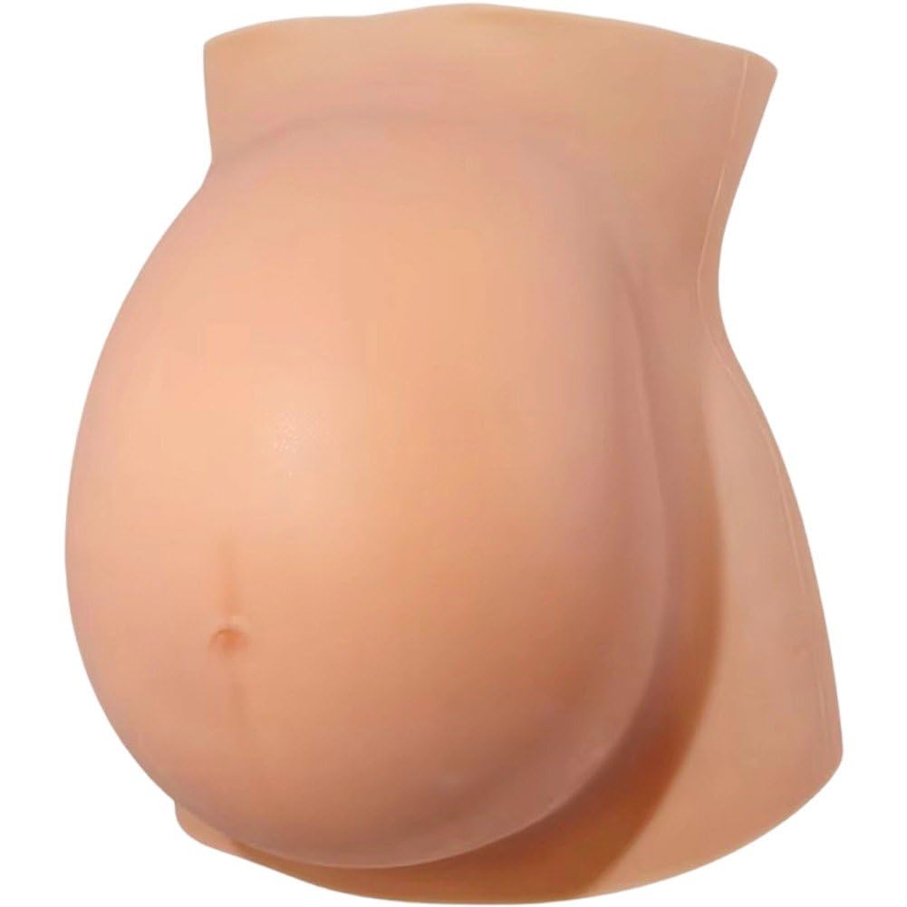 Brxmpn Fake Pregnancy Fake Pregnant Belly False Silicone Artificial Pregnant Belly Santa Big Belly Party Costume
