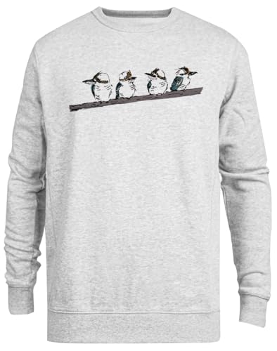 Pull kookaburras chaud pour éviter le froid en gris