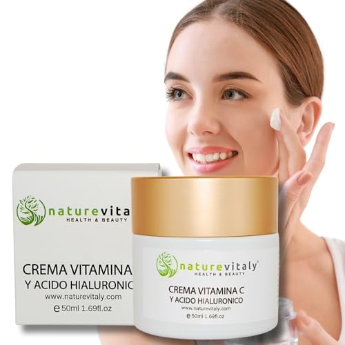 Crema Antiarrugas Facial Premium con Vitamina C y Ácido Hialurónico....