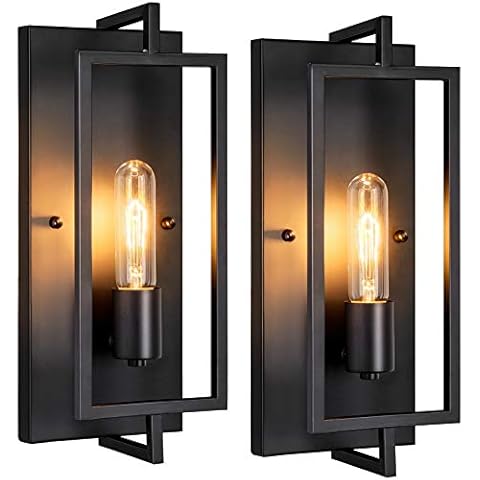 Maylaywood Industrial Wall Sconces Set of 2 Cover