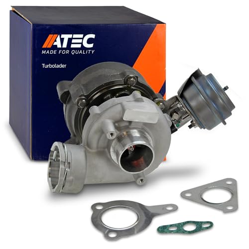 ATEC Germany 1x Turbocompresor incl. Toma de vacío, compatible con AUDI A4 B6, A4 B7, A6 C5, A6 C6, SKODA SUPERB I (3U4), VW PASSAT B5.5 (3B3), PASSAT B5.5 Variant (3B6)