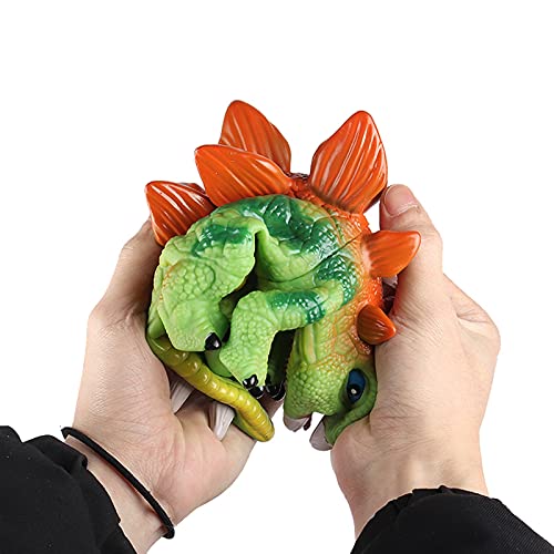 MLKJSYBA Tierspielzeug Weiche Dinosaurier Tyrannosaurus Rex Pterodactyl Pachycephalosaurus Bewegliche Puppe Machen Sound… – Bild 6