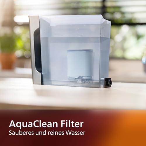 Foto von Philips Series 3200 Kaffeevollautomat – Klassischer Milchaufschäumer, 4 Kaffeespezialitäten, Intuitives Touchdisplay, Glänzendes Schwarz (EP3221/40)