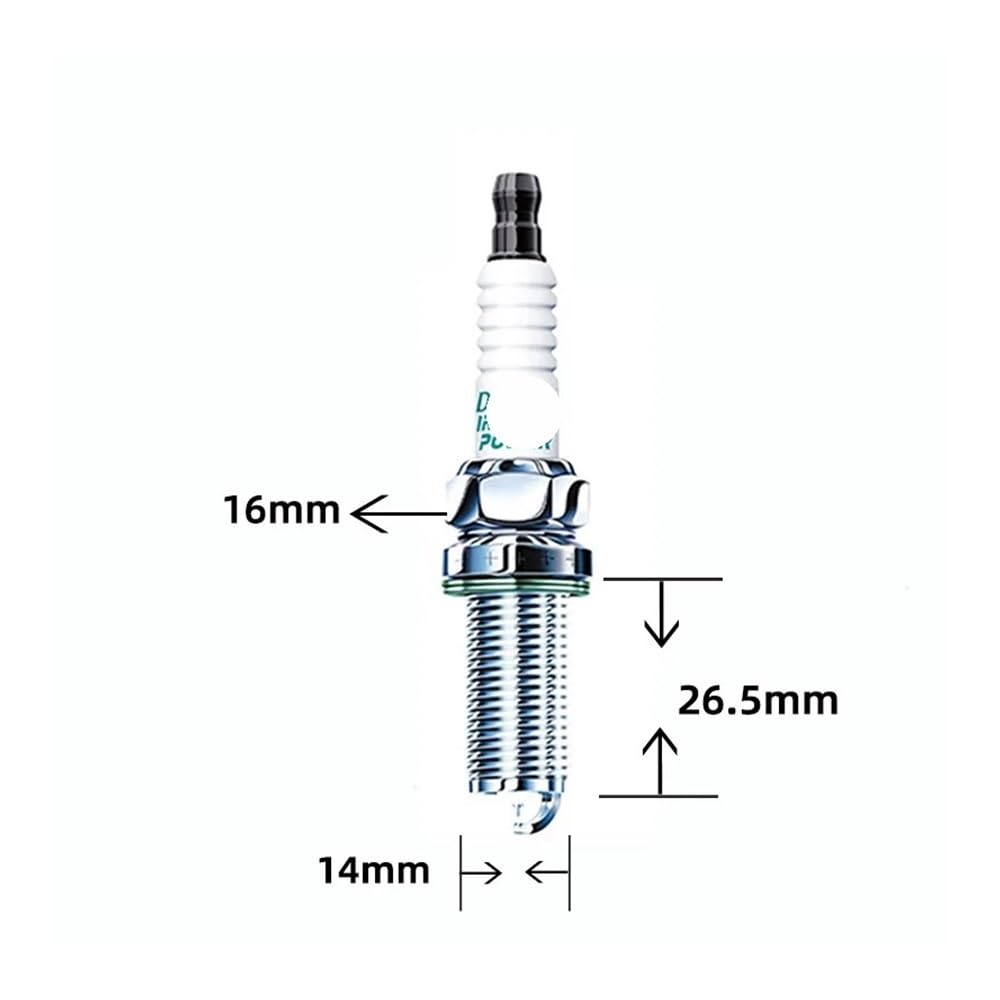 Candele di accensione Iridium Platinum IKH24 5346 Adatta al Modello A4LA8L per Passat Ugello a sgancio rapido