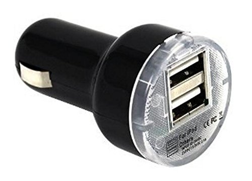 R.P.L. Cargador Coche encendedor de cigarrillos dual Charger 2 x USB Adaptador Galaxy S6/S6 Edge/S5/S5 Mini y Apple iPhone 6 6S/6 Plus 6 + 6S Plus/Iphone 3 3 GS/iPhone 4 4 S/iPhone 5 5S/S4/S4 Mini/S3 MINI/S7/S7 Mini