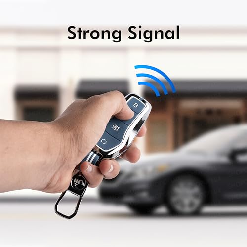 Image of SHOPOFLUX Metal Car Key Cover Compatible for BYD Atto 3 - Black