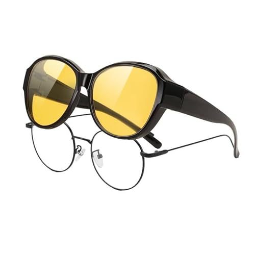 [FEISEDY] ዾ̏ォTOX Ό TAC Y TR90 t[ I[o[TOX 傫TCY UV400 OJbg fB[X B1211