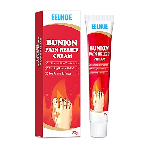 Bunion Toe Stiffness Relief Cream - Bunion Pain Relief Cream - Bunion Pain Cream for Bunion Relief & Toe Swelling - Pain Relief Foot Cream for Back, Neck, Knee, Hand, Wrist, Shoulder, Feet (20g)