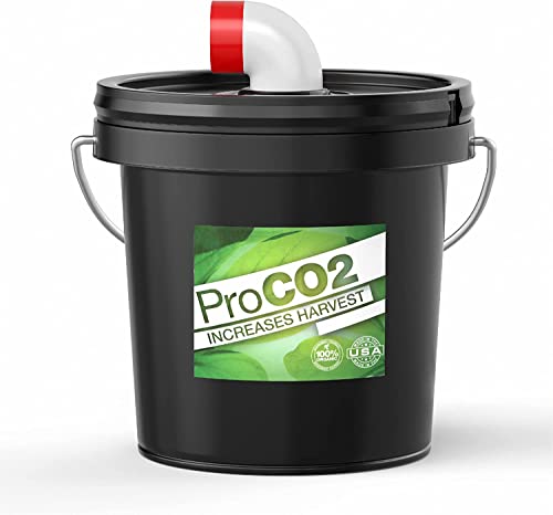 CO2 for Indoor Grow Room - Ready to Use - Carbon Dioxide Boost for Indoor Grow Tents - from Sprouting to Vegetative Growth Through Flowering - One Air Forced XXL Bucket Covers up to an 8'x8' Space