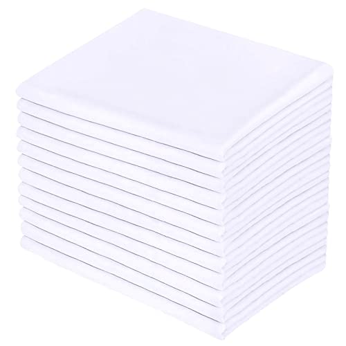 La Mejor Recopilación de Fundas para almohada favoritos de las personas. 48 Juego de 12 fundas de almohada de tamaño queen de alta calidad, estándar blanco, microfibra cepillada suave de 1800 hilos, sin alergias, resistente a las arrugas, plancha para...