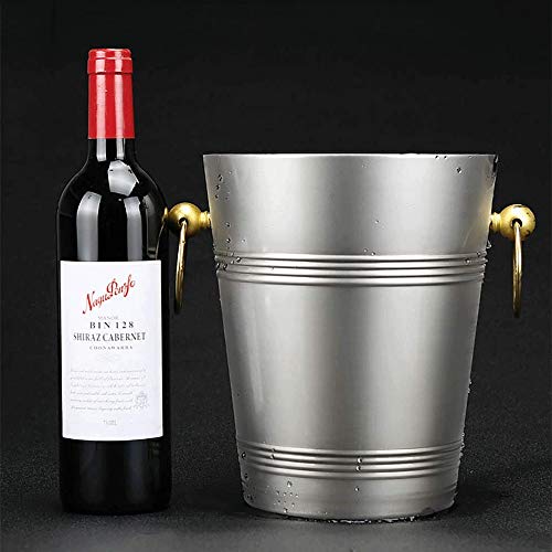 Cubo de champán de acero inoxidable de 3 L para enfriar bebidas 5